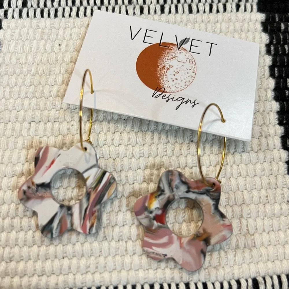 Polymer Clay Earring Set, Artisan Small Business, Handmade / Hand Crafted